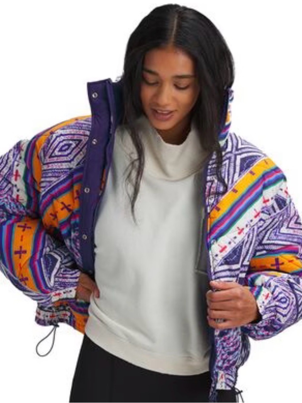 FP Movement by Free People Multicolor Geometric Puffer Jacket